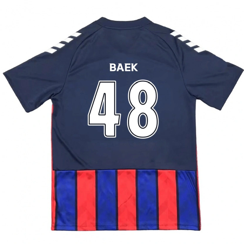 Danxen Kid Kyeong Baek #48 Royal Blue Red Home Jersey 2025/26 T-Shirt
