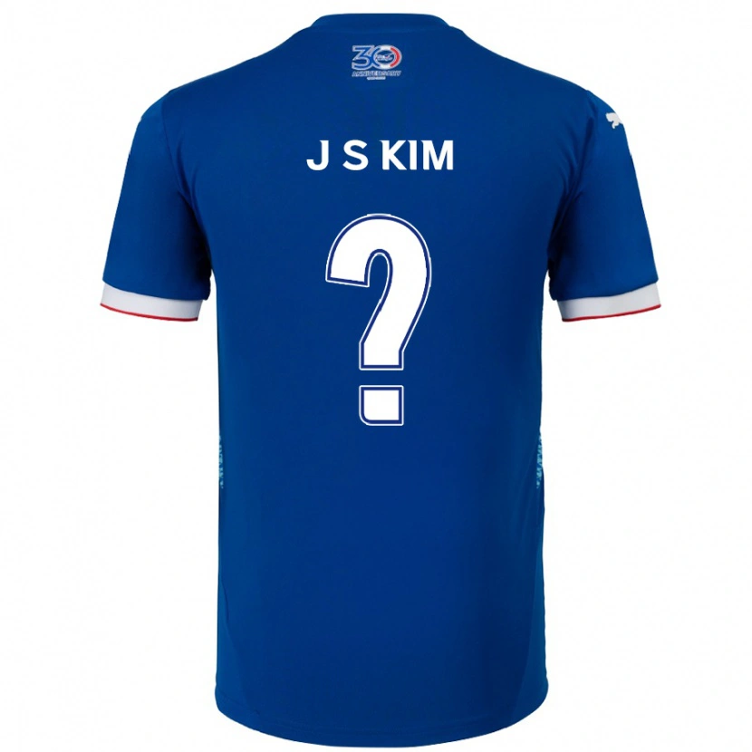 Danxen Kid Seong-Ju Kim #0 Royal Blue White Home Jersey 2025/26 T-Shirt