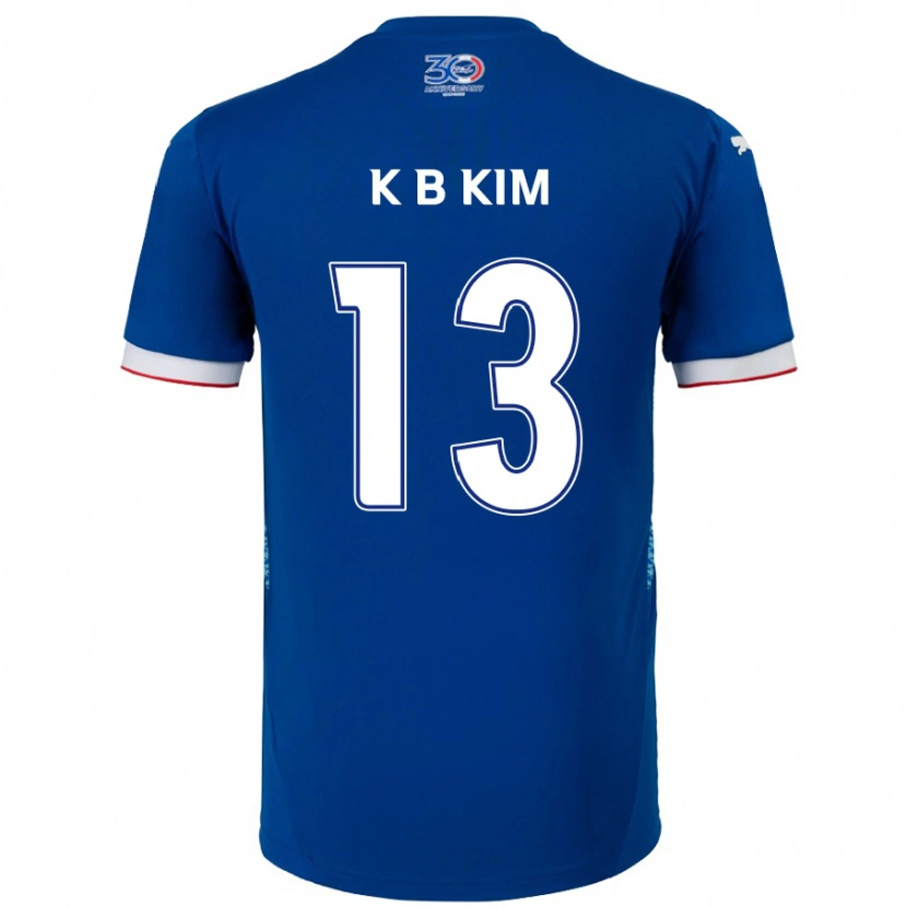 Danxen Kid Bo-Kyung Kim #13 Royal Blue White Home Jersey 2025/26 T-Shirt