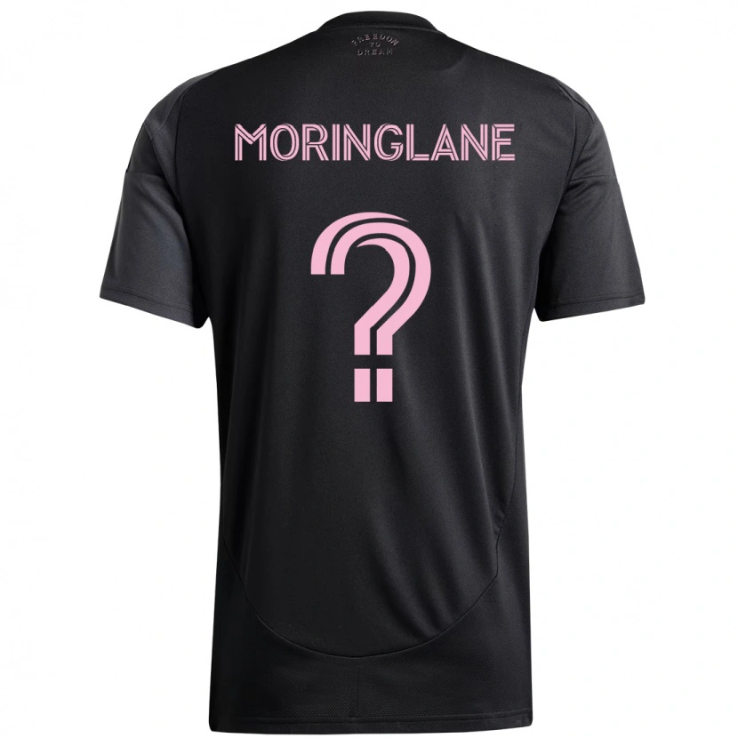 Danxen Kid Luis Moringlane #0 Black Pink Away Jersey 2025/26 T-Shirt