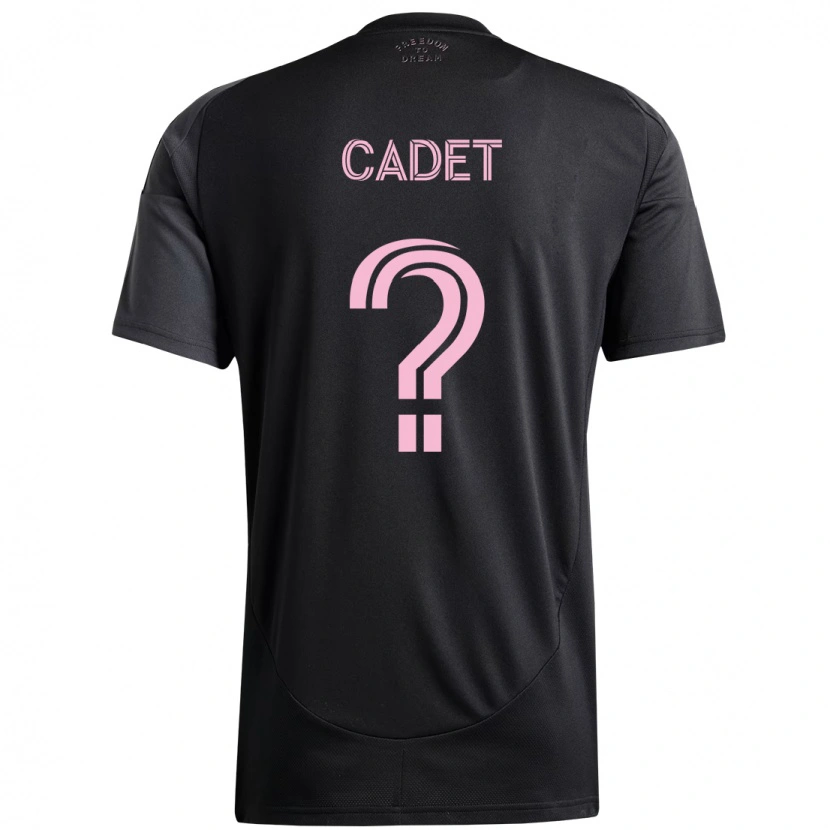 Danxen Kid Zidane Cadet #0 Black Pink Away Jersey 2025/26 T-Shirt