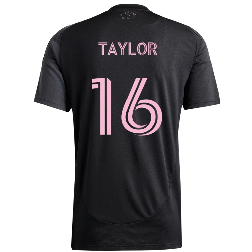 Danxen Kid Robert Taylor #16 Black Pink Away Jersey 2025/26 T-Shirt