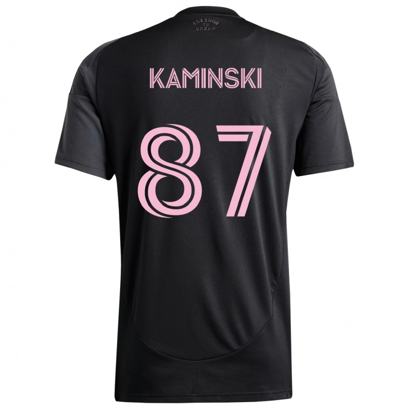 Danxen Kid Brett Kaminski #87 Black Pink Away Jersey 2025/26 T-Shirt