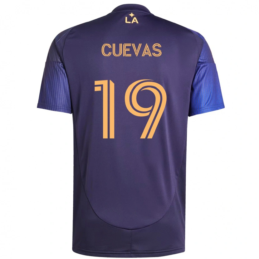 Danxen Kid Mauricio Cuevas #19 Purple Blue Away Jersey 2025/26 T-Shirt