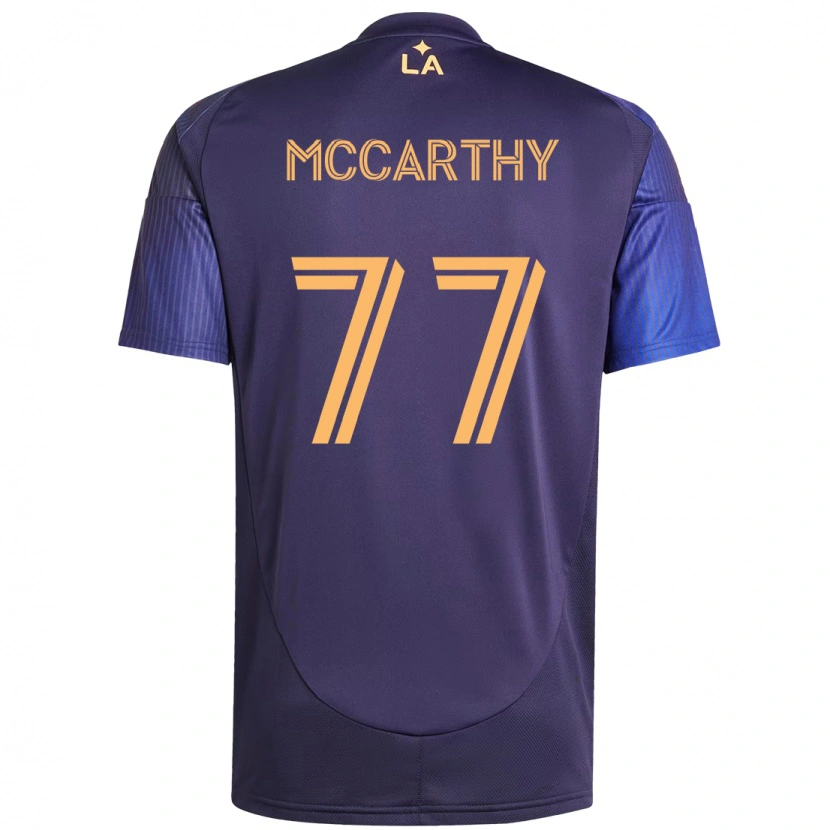 Danxen Kid John Mccarthy #77 Purple Blue Away Jersey 2025/26 T-Shirt