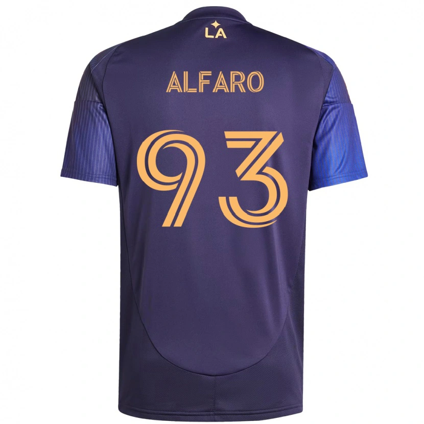 Danxen Kid Tony Alfaro #93 Purple Blue Away Jersey 2025/26 T-Shirt