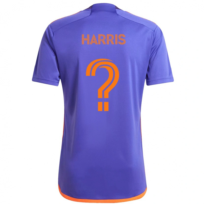 Danxen Kid Micah Harris #0 Purple  Orange Away Jersey 2025/26 T-Shirt