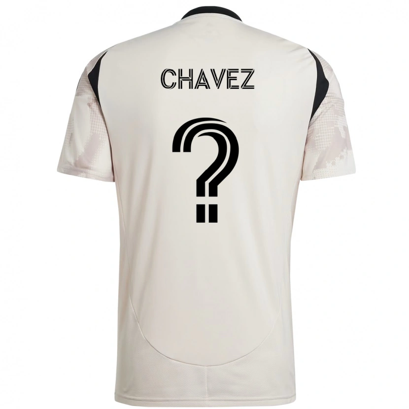Danxen Kid Sebasthian Chavez #0 Beige Black Away Jersey 2025/26 T-Shirt