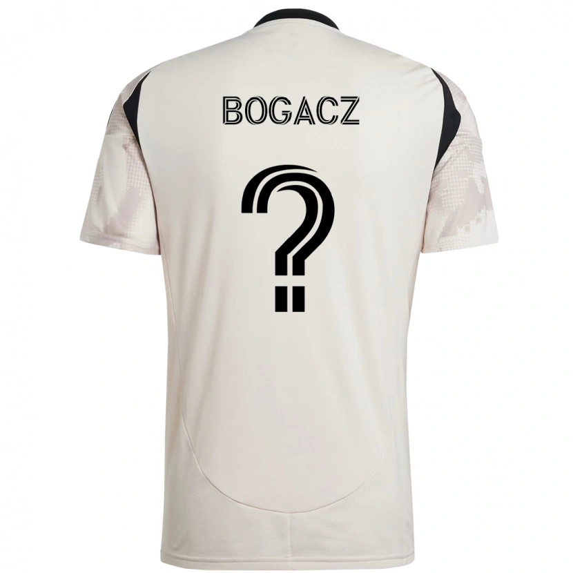 Danxen Kid Wiktor Bogacz #0 Beige Black Away Jersey 2025/26 T-Shirt