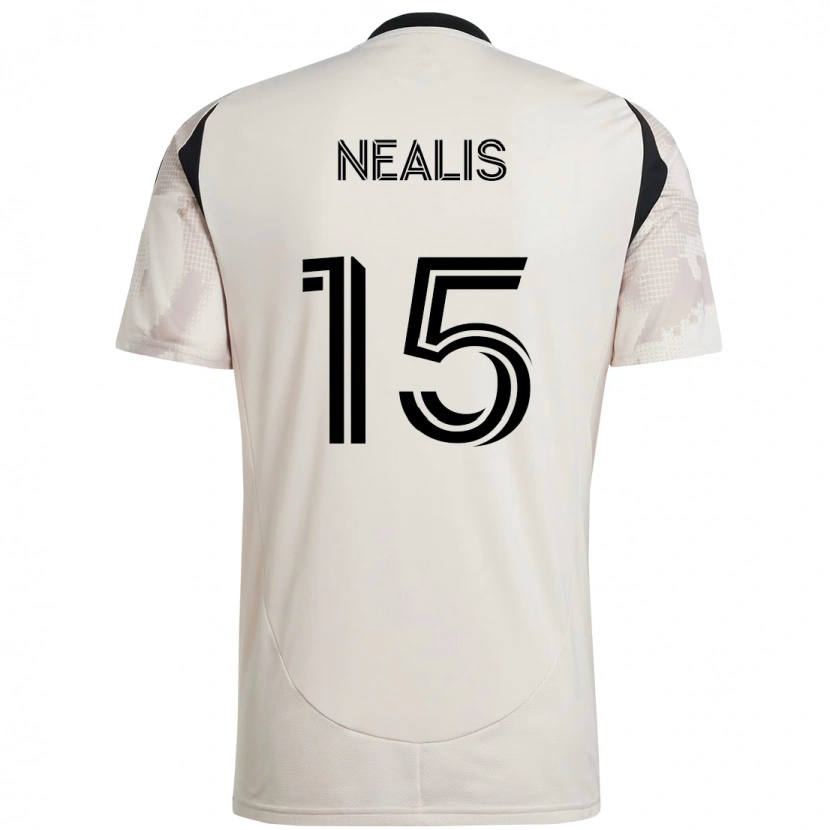 Danxen Kid Sean Nealis #15 Beige Black Away Jersey 2025/26 T-Shirt