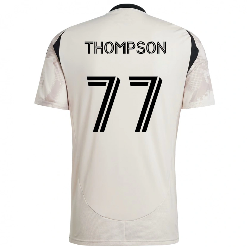 Danxen Kid Amos Shapiro-Thompson #77 Beige Black Away Jersey 2025/26 T-Shirt