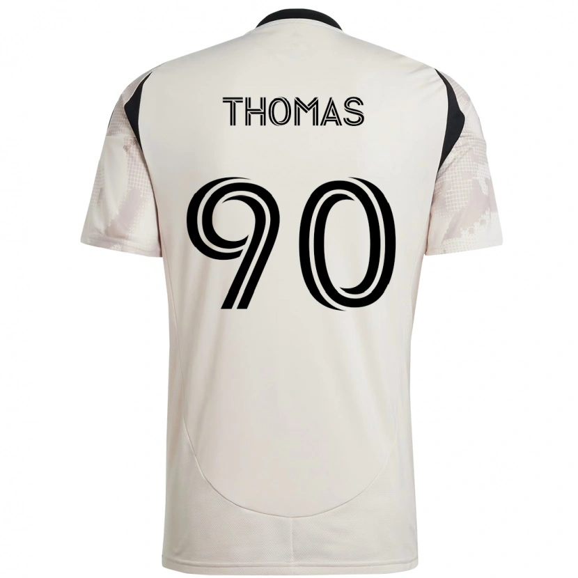 Danxen Kid Oladayo Thomas #90 Beige Black Away Jersey 2025/26 T-Shirt