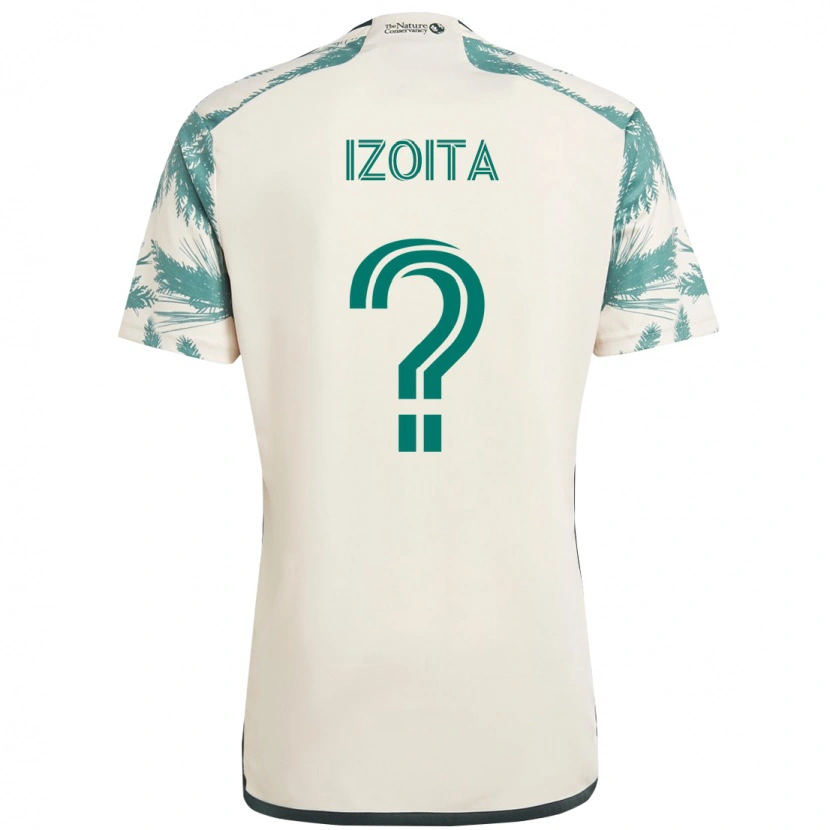 Danxen Kid Eric Izoita #0 Beige Green Away Jersey 2025/26 T-Shirt
