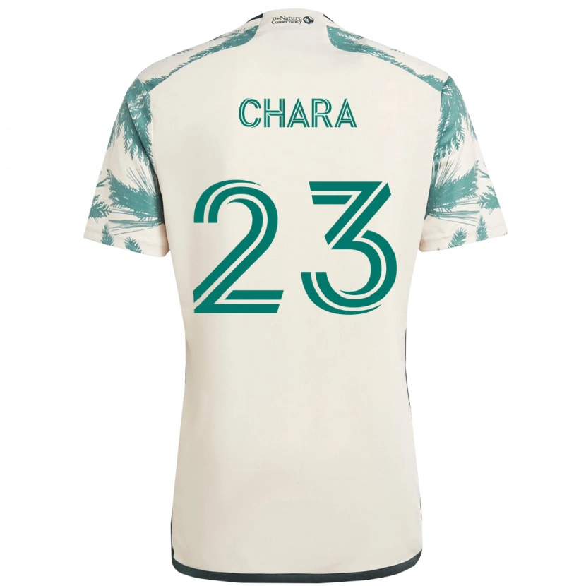 Danxen Kid Yimmi Chará #23 Beige Green Away Jersey 2025/26 T-Shirt