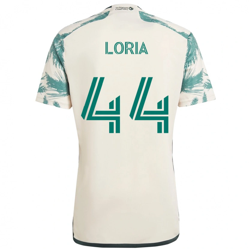 Danxen Kid Marvin Loría #44 Beige Green Away Jersey 2025/26 T-Shirt