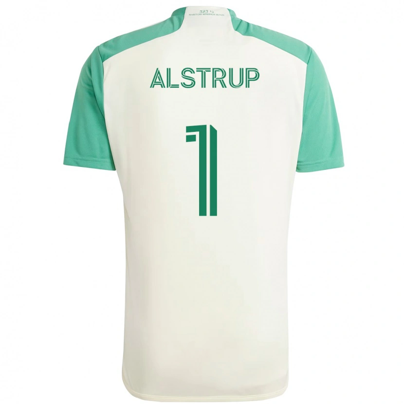 Danxen Kid Marcus Alstrup #1 White Green Away Jersey 2025/26 T-Shirt
