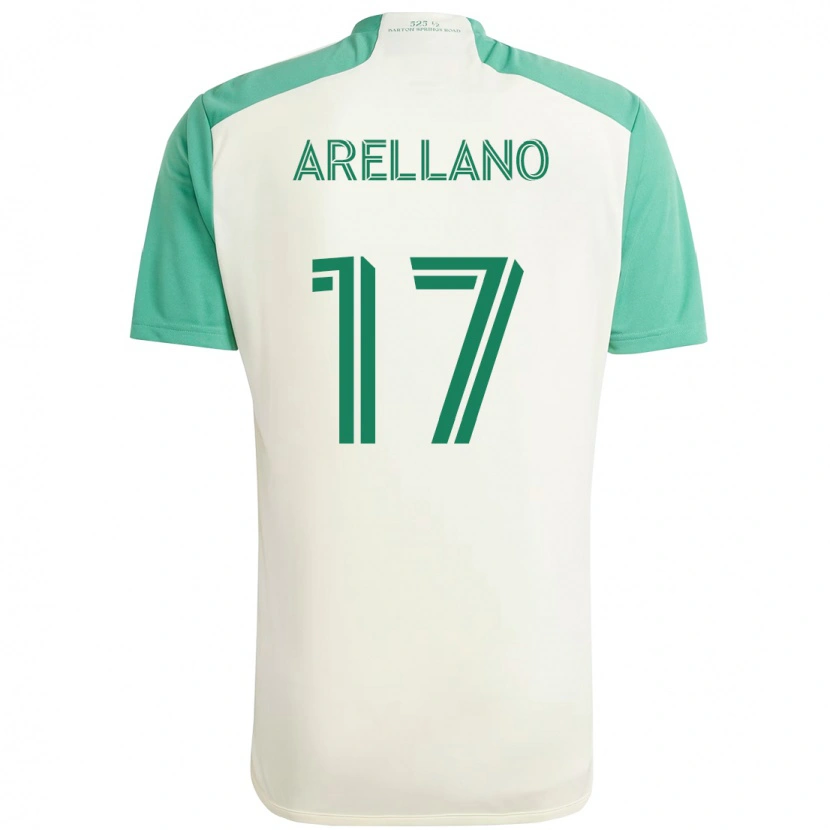 Danxen Kid Bryan Arellano #17 White Green Away Jersey 2025/26 T-Shirt