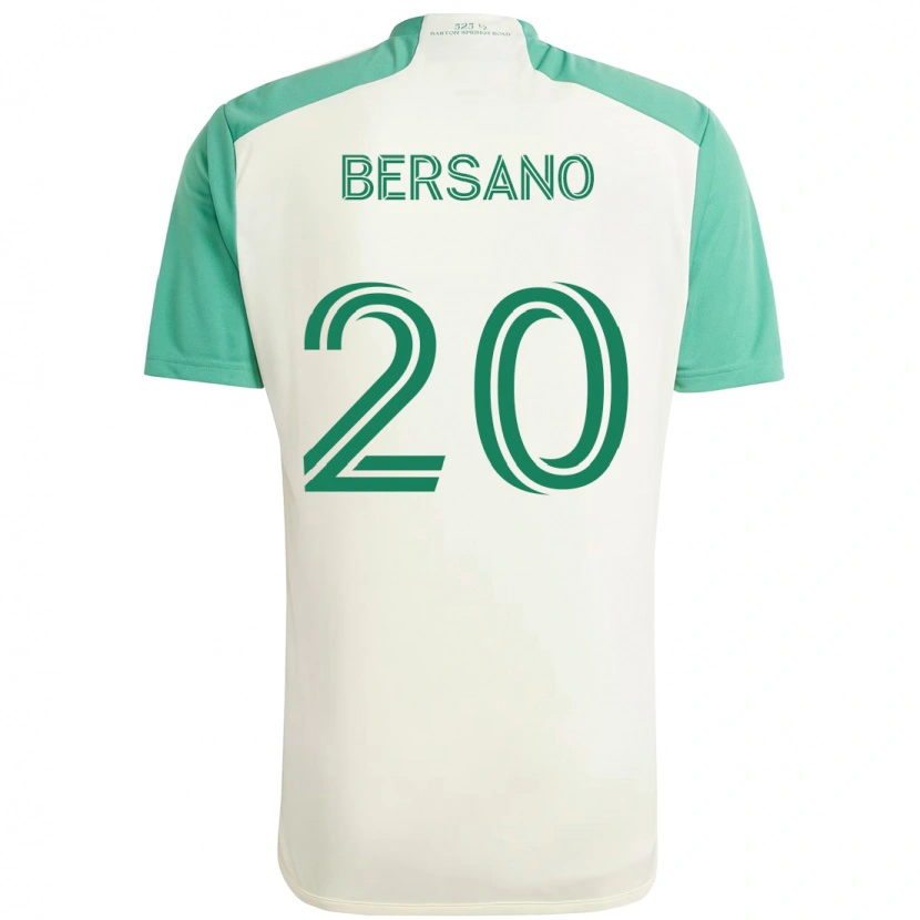 Danxen Kid Matt Bersano #20 White Green Away Jersey 2025/26 T-Shirt