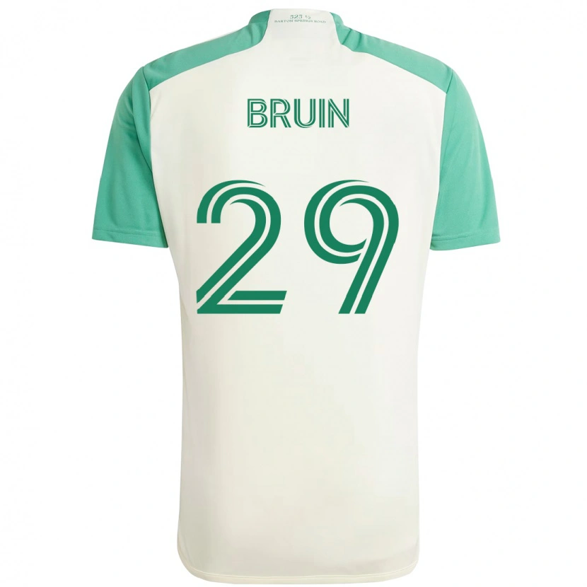 Danxen Kid Will Bruin #29 White Green Away Jersey 2025/26 T-Shirt