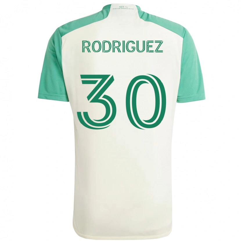 Danxen Kid Memo Rodríguez #30 White Green Away Jersey 2025/26 T-Shirt