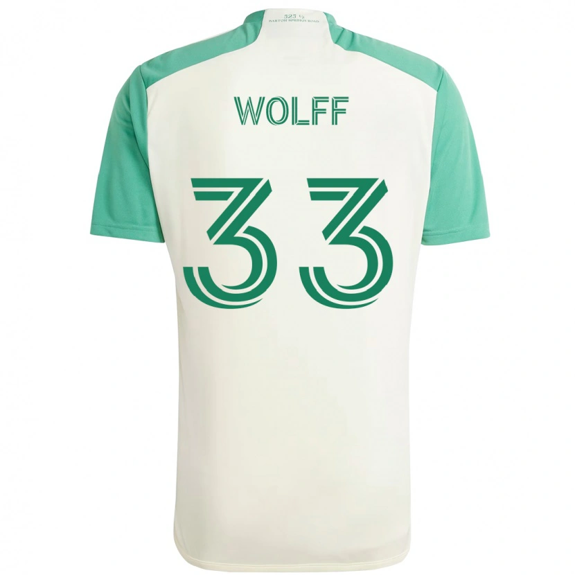 Danxen Kid Owen Wolff #33 White Green Away Jersey 2025/26 T-Shirt