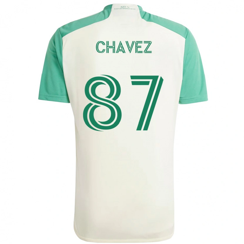 Danxen Kid Alfonso Ocampo-Chávez #87 White Green Away Jersey 2025/26 T-Shirt