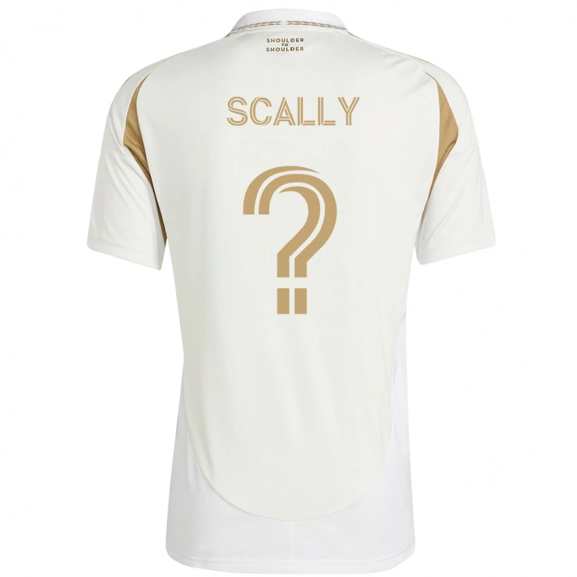 Danxen Kid Ethan Scally #0 White Brown Away Jersey 2025/26 T-Shirt