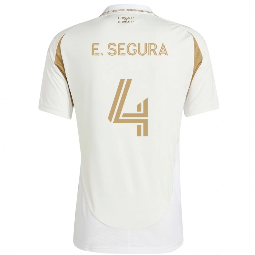 Danxen Kid Eddie Segura #4 White Brown Away Jersey 2025/26 T-Shirt