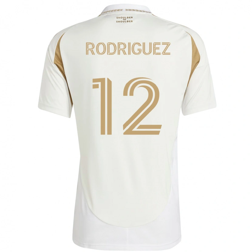 Danxen Kid Jeremi Rodriguez #12 White Brown Away Jersey 2025/26 T-Shirt