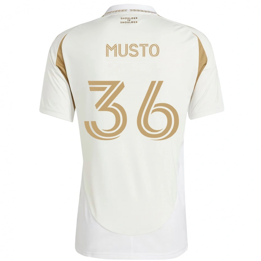 Danxen Kid Tommy Musto #36 White Brown Away Jersey 2025/26 T-Shirt