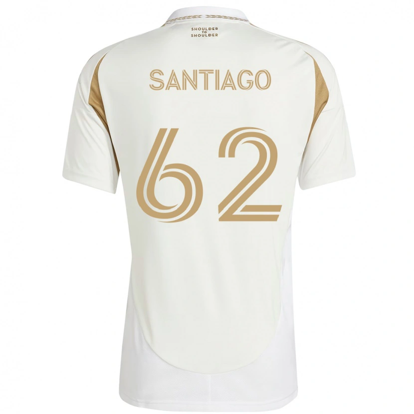 Danxen Kid Joshua Santiago #62 White Brown Away Jersey 2025/26 T-Shirt