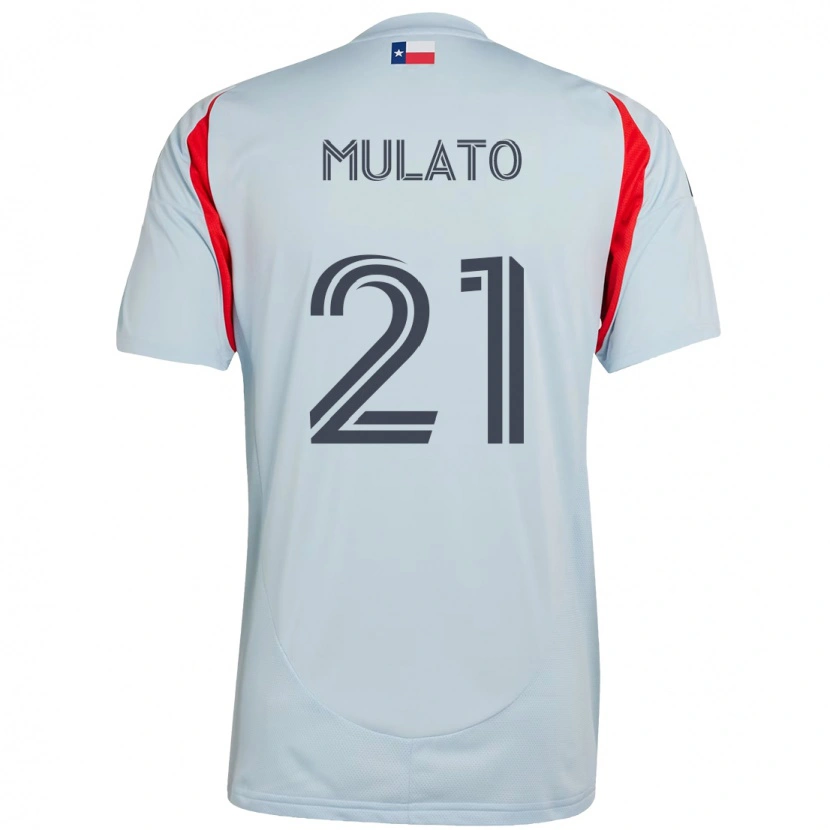 Danxen Kid José Mulato #21 Light Blue Red Away Jersey 2025/26 T-Shirt