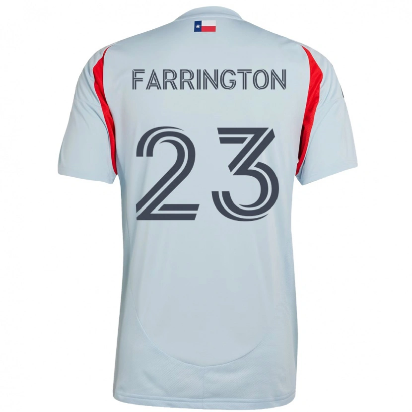 Danxen Kid Logan Farrington #23 Light Blue Red Away Jersey 2025/26 T-Shirt