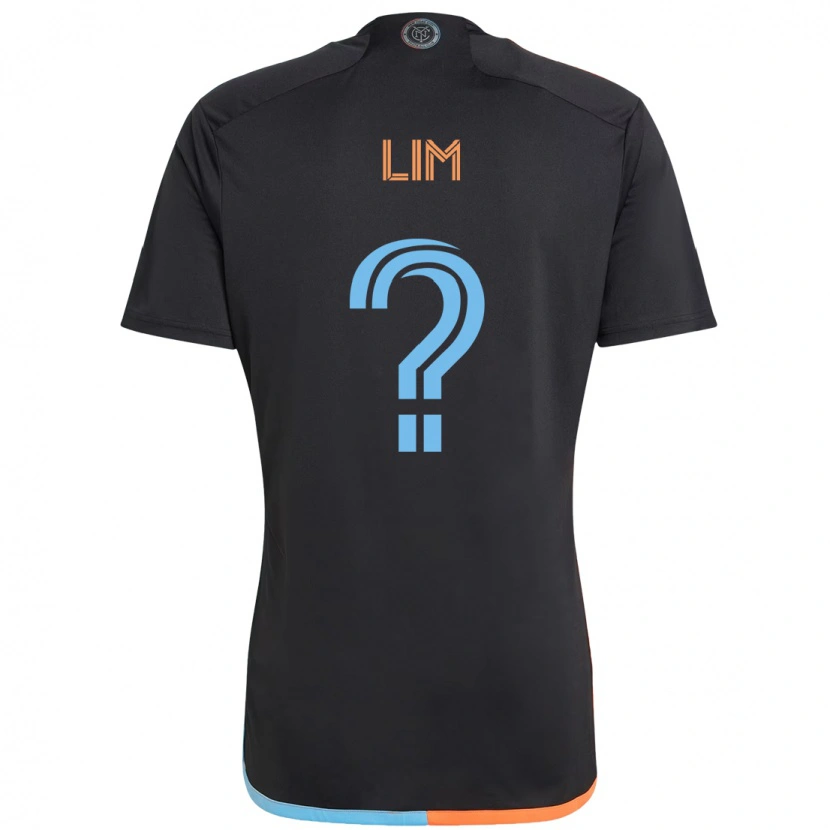 Danxen Kid Evan Lim #0 Black Blue Orange Away Jersey 2025/26 T-Shirt
