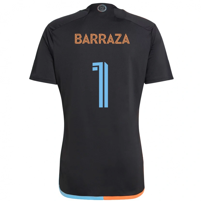 Danxen Kid Luis Barraza #1 Black Blue Orange Away Jersey 2025/26 T-Shirt