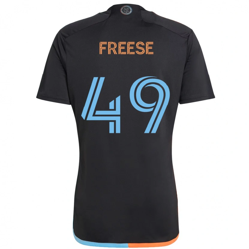 Danxen Kid Matt Freese #49 Black Blue Orange Away Jersey 2025/26 T-Shirt