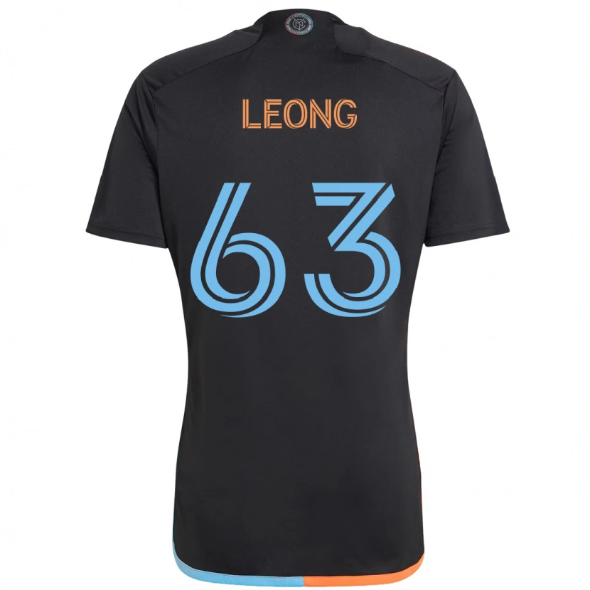 Danxen Kid Matthew Leong #63 Black Blue Orange Away Jersey 2025/26 T-Shirt