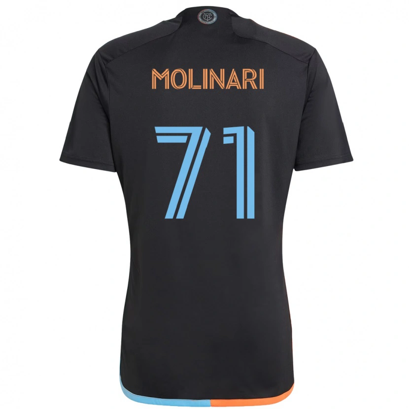 Danxen Kid Peter Molinari #71 Black Blue Orange Away Jersey 2025/26 T-Shirt