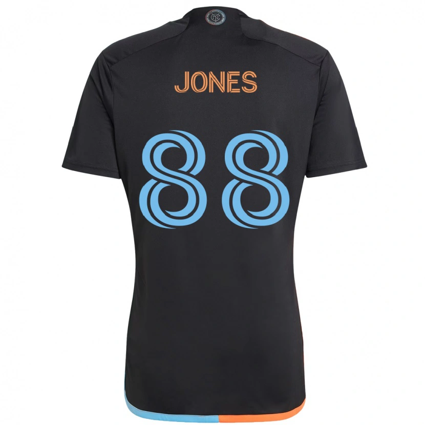 Danxen Kid Malachi Jones #88 Black Blue Orange Away Jersey 2025/26 T-Shirt