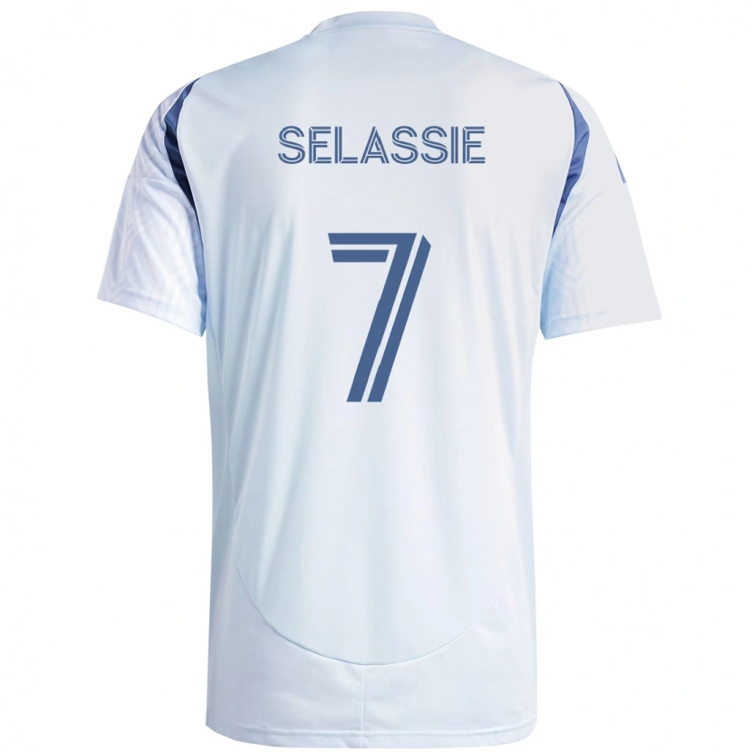 Danxen Kid Maren Haile-Selassie #7 Light Sky Blueblue Away Jersey 2025/26 T-Shirt
