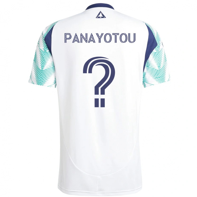 Danxen Kid Jack Panayotou #0 White Blue Away Jersey 2025/26 T-Shirt