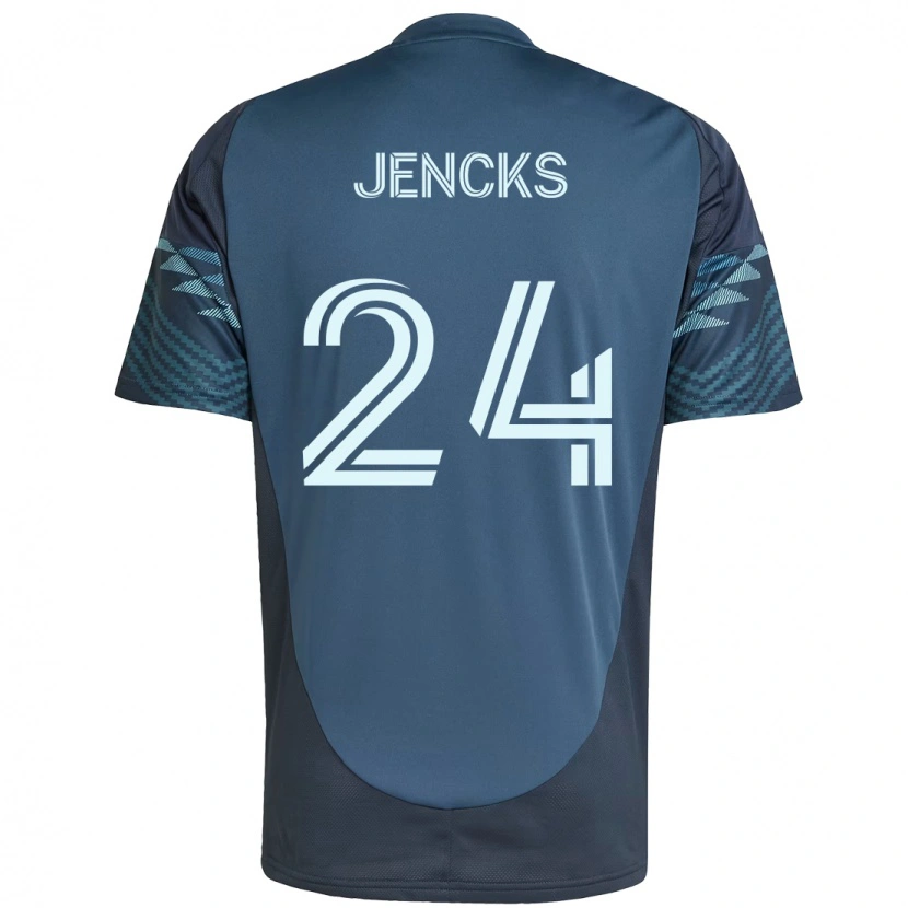 Danxen Kid India Jencks #24 Light Blue Away Jersey 2025/26 T-Shirt