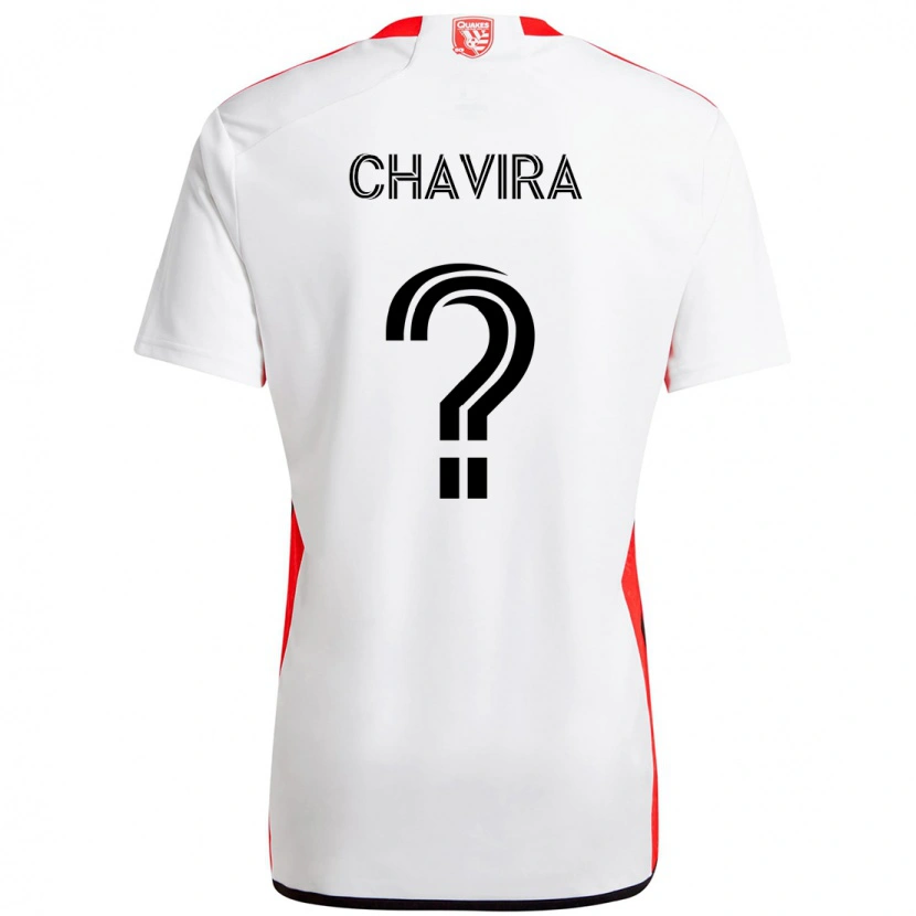 Danxen Kid Scott Chavira #0 White Red Away Jersey 2025/26 T-Shirt