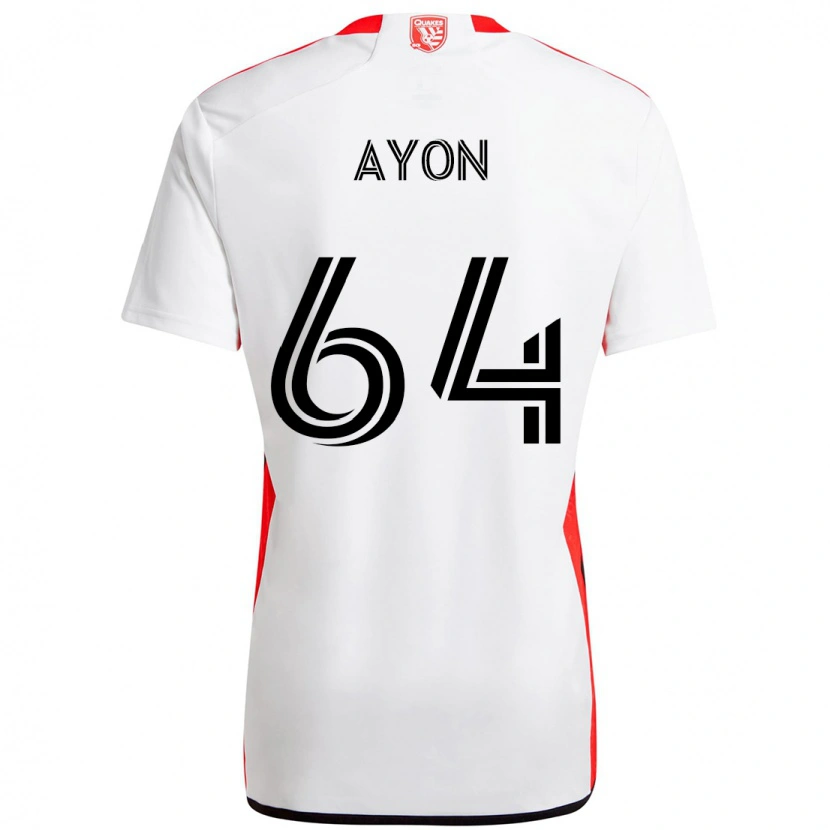 Danxen Kid Jerry Ayon #64 White Red Away Jersey 2025/26 T-Shirt