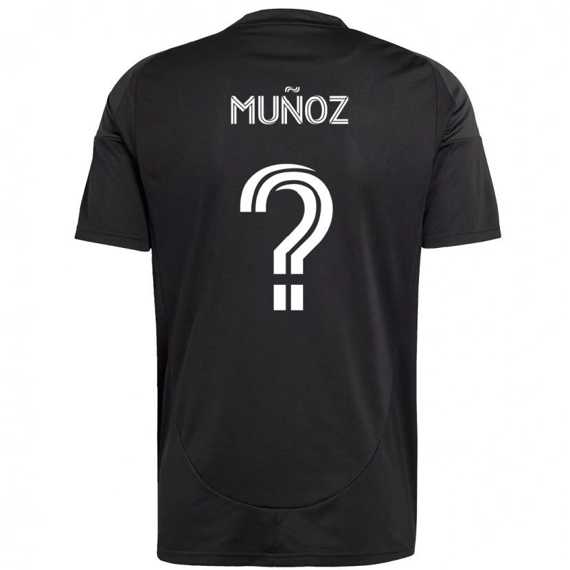 Danxen Kid Jeremiah Muñoz #0 Black White Away Jersey 2025/26 T-Shirt