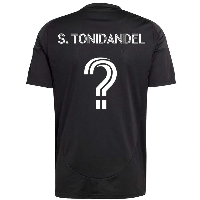Danxen Kid Simon Tonidandel #0 Black White Away Jersey 2025/26 T-Shirt