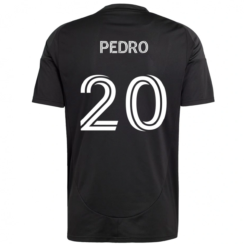 Danxen Kid João Pedro #20 Black White Away Jersey 2025/26 T-Shirt