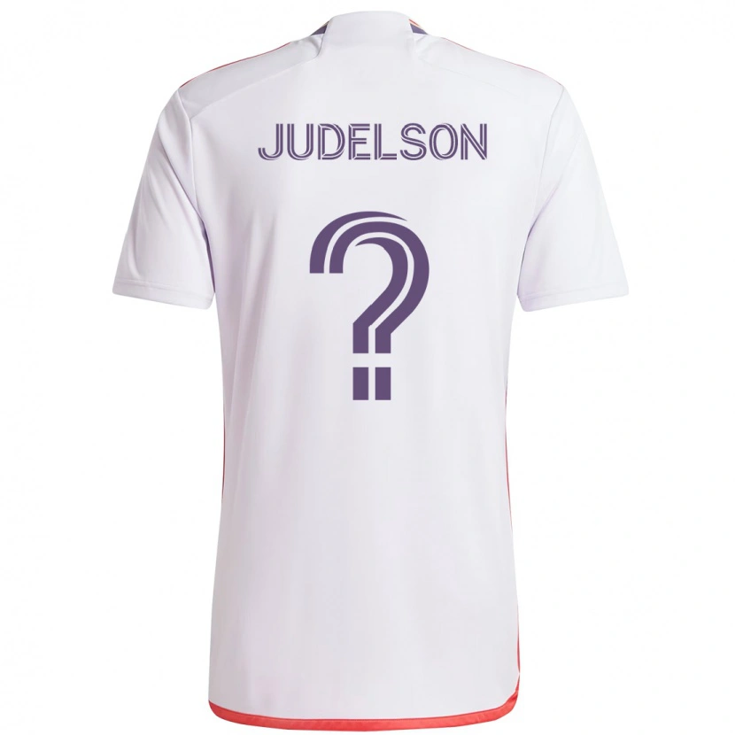 Danxen Kid Dylan Judelson #0 White Purple Away Jersey 2025/26 T-Shirt