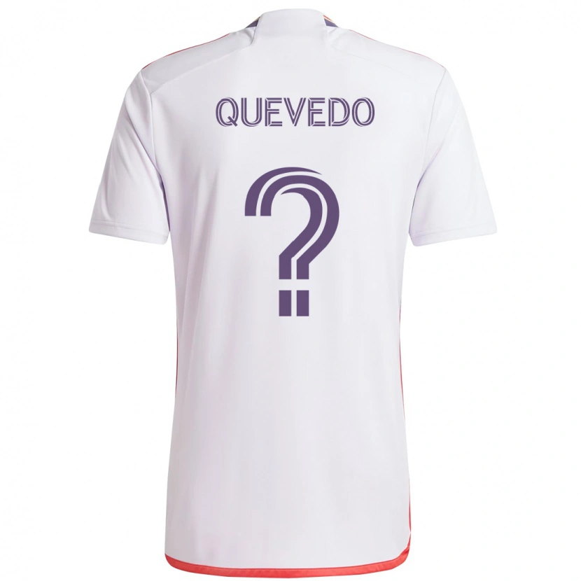 Danxen Kid Juan Quevedo #0 White Purple Away Jersey 2025/26 T-Shirt