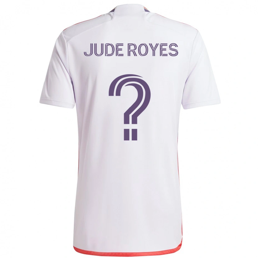 Danxen Kid Jude Royes #0 White Purple Away Jersey 2025/26 T-Shirt